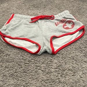 Gray Daytona beach lifeguard athletic shorts